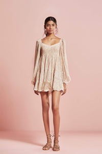 Zahra Smocked Short Dress