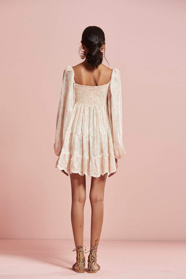Zahra Smocked Short Dress